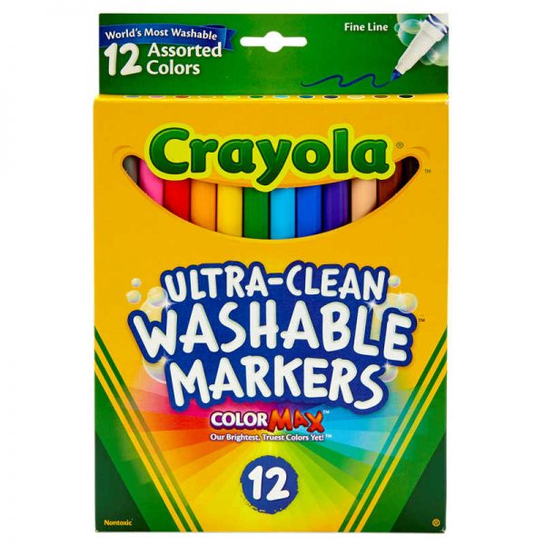 Crayola® Fine Line Washable Markers 12 Count