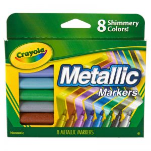 Crayola® Metallic Markers, 8 Count