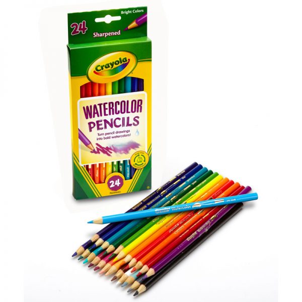Crayola® Watercolor Colored Pencils, 24 Colors