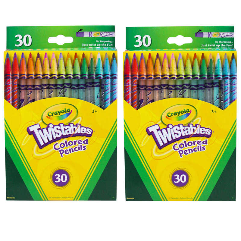 TeachersParadise Crayola® Twistables® Colored Pencils 30 Per Box, 2