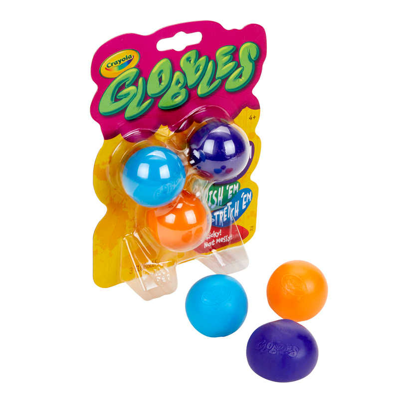 Crayola® Globbles Squish Toys, Assorted Colors, Pack of 3