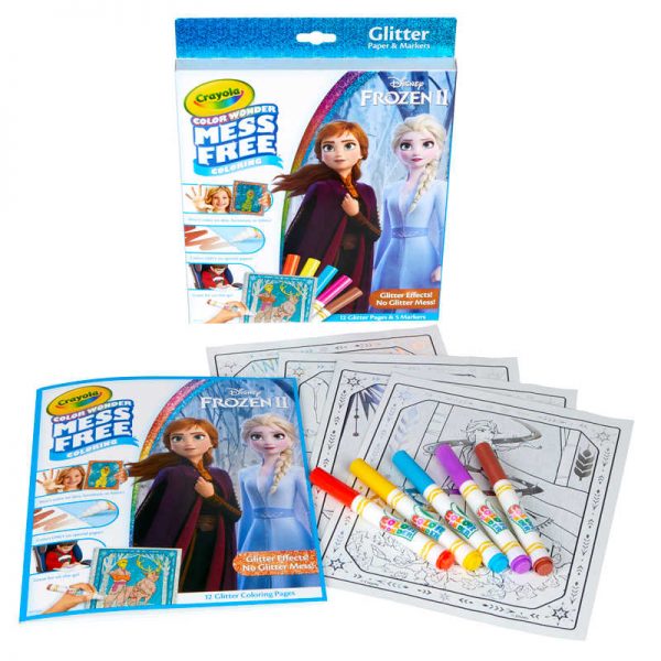 Crayola® Color Wonder Mess Free Frozen 2 Glitter Effects Set