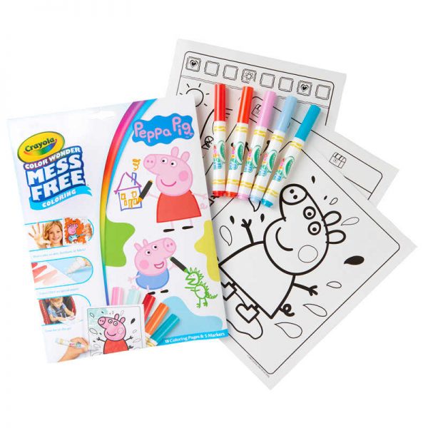 Crayola® Color Wonder Mess Free Coloring Pad & Markers, Peppa Pig