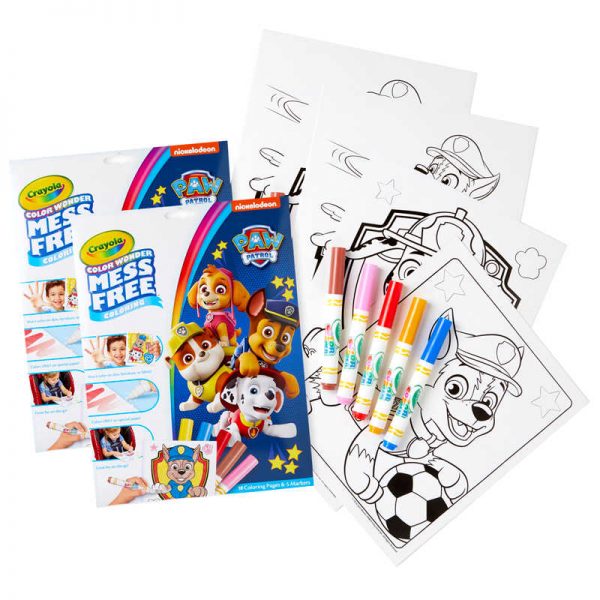Crayola® Color Wonder Mess Free Coloring Pad & Markers, Paw Patrol, 2 Sets