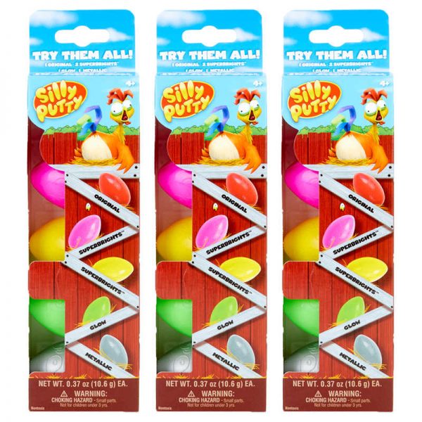 Crayola® Silly Putty Eggs Party Pack, 5 Per Pack, 3 Packs