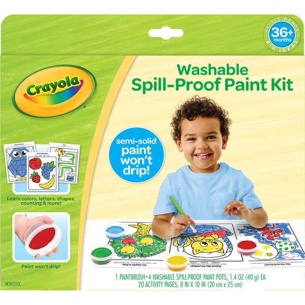 Crayola® Washable Spill-Proof Paint Kit