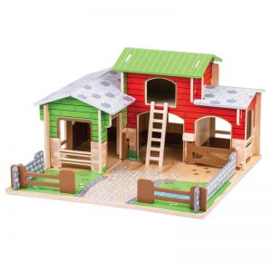 Bigjigs® Cobblestone Farm Playset