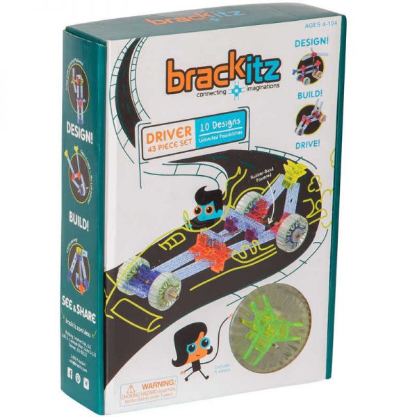 Brackitz Brackitz Driver 43 Piece Building Toy Set