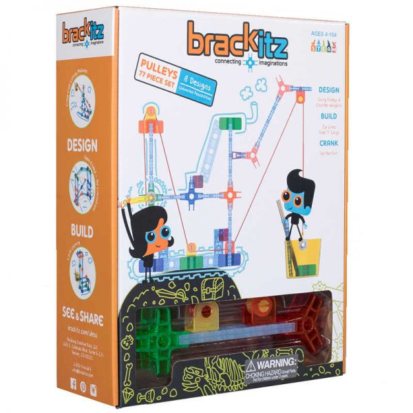 Brackitz Brackitz Pulleys 77 Building Toy Set
