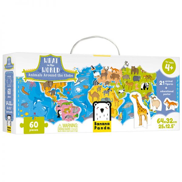 Banana Panda What in the World, Animals Around the Globe Puzzle