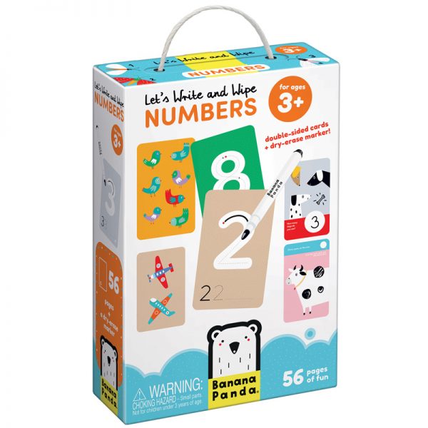 Banana Panda Let's Write and Wipe Numbers