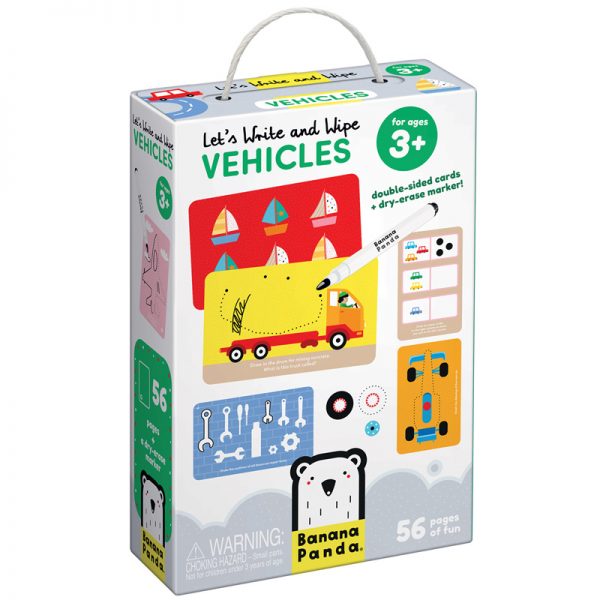 Banana Panda Let's Write and Wipe Vehicles