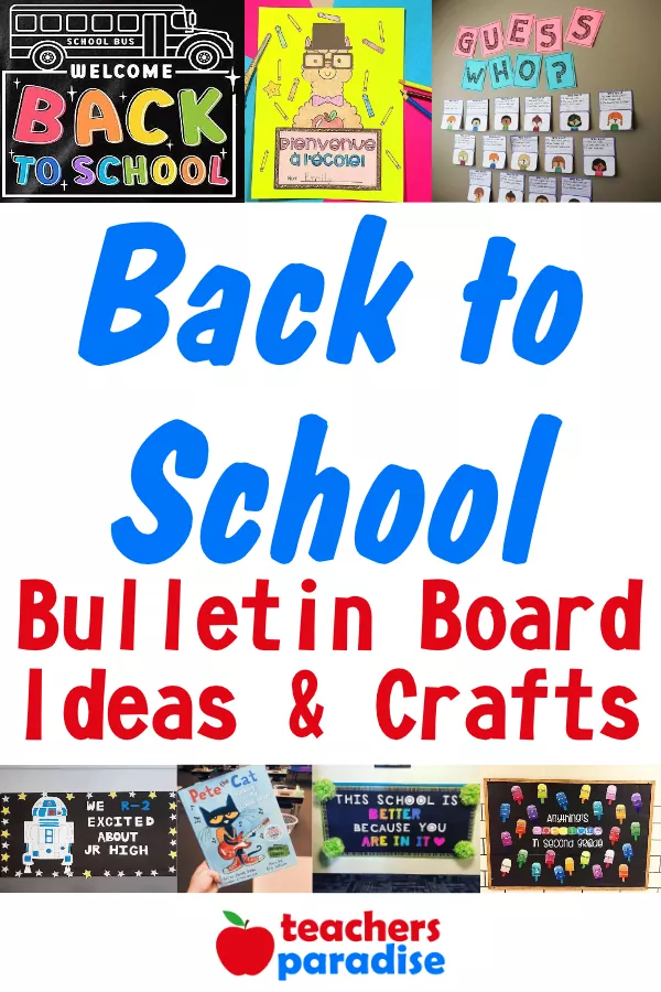 90+ Back to School Bulletin Board Ideas & Crafts for the 2022-2023 ...