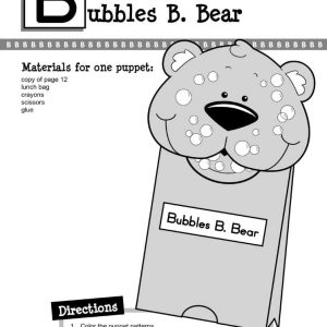 Bubbles B. Bear Craft – Alphabet Puppets from A to Z by The Education Center TEC61113