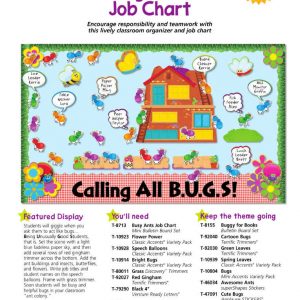 Busy Ants Job Chart Mini Bulletin Boards by TREND enterprises T-8713