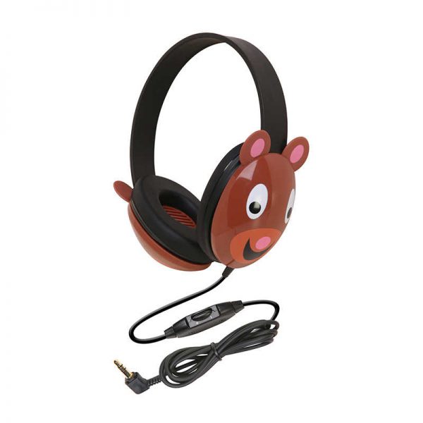 Califone Listening First Animal-themed Stereo Headphones, Bear