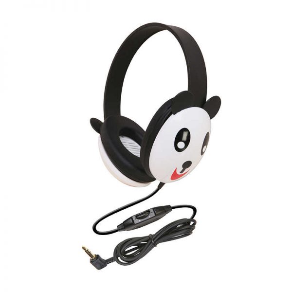 Califone Listening First Animal-themed Stereo Headphones, Panda