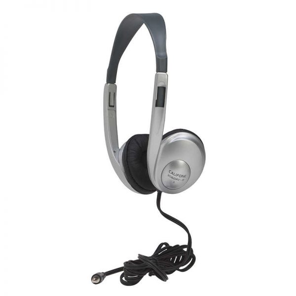 Califone Multimedia Stereo Headphone, Silver