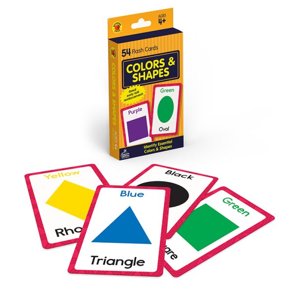 Brighter Child Colors and Shapes Flash Cards, 54 Cards