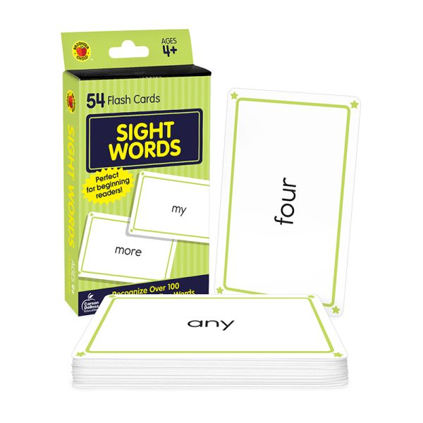 Brighter Child Sight Words Flash Cards, 54 Cards