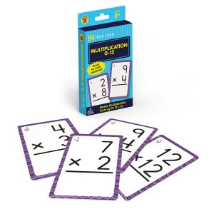 Brighter Child Multiplication 0 to 12 Flash Cards, 54 Cards