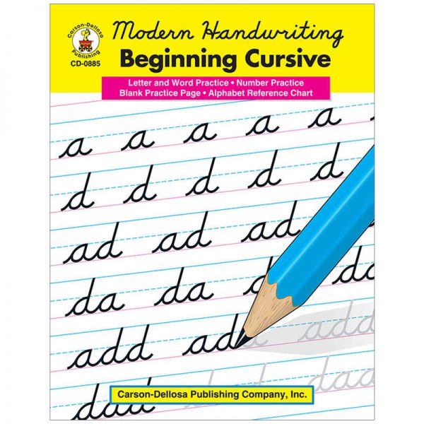 Carson Dellosa Education Modern Handwriting: Beginning Cursive Resource Book