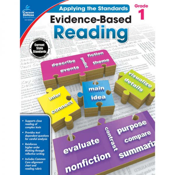 Carson Dellosa Education Evidence-Based Reading Workbook, Grade 1