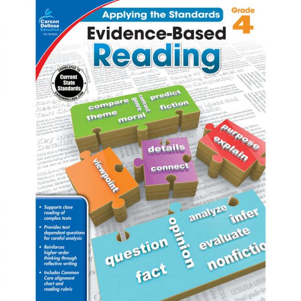 Carson Dellosa Education Evidence-Based Reading Workbook, Grade 4