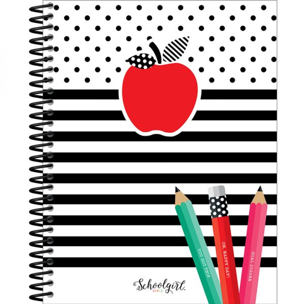 Schoolgirl Style™ Black, White & Stylish Brights Teacher Planner