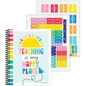 Carson Dellosa Education Happy Place Teacher Planner