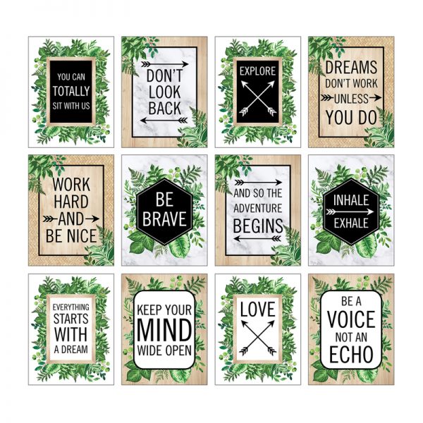 Schoolgirl Style™ Simply Boho Mini Posters, Set of 12