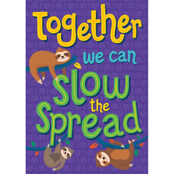 Carson Dellosa Education One World Together We Can Slow the Spread Poster