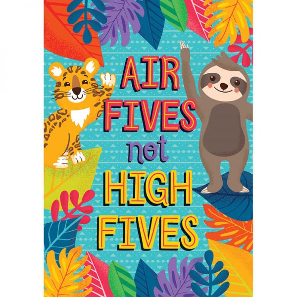 Carson Dellosa Education One World Air Fives Not High Fives Poster