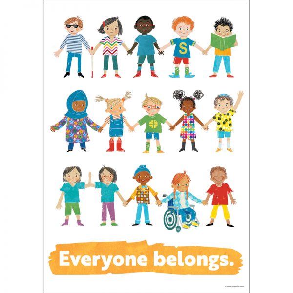 Carson Dellosa Education All Are Welcome Everybody Can. Poster
