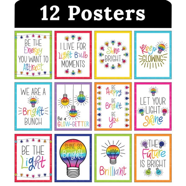 Schoolgirl Style™ Mini Posters: Light Bulb Moments Poster Set