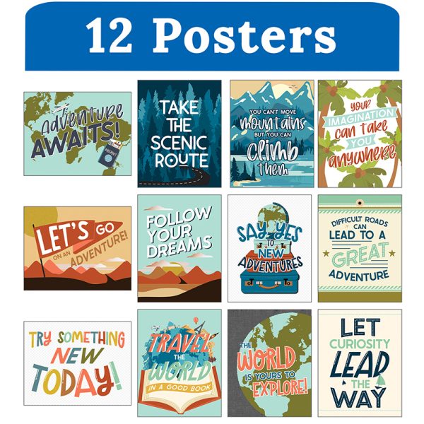 Carson Dellosa Education Mini Posters: Let's Explore Poster Set