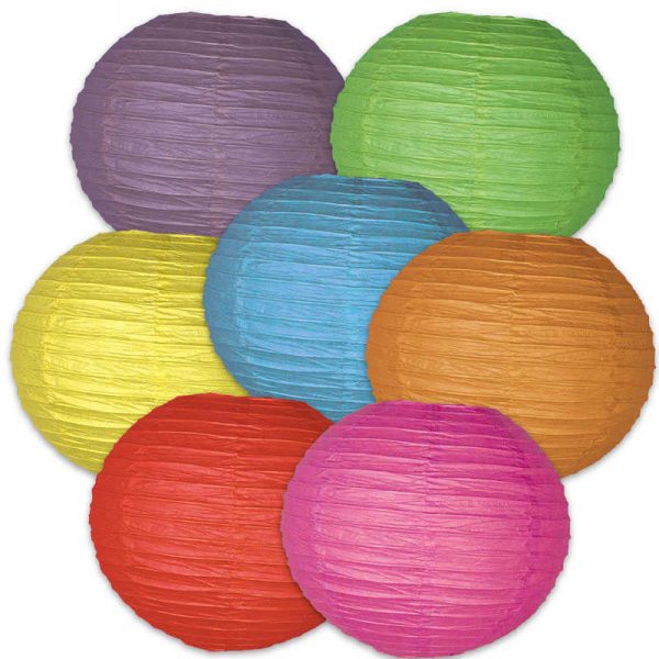 Carson Dellosa Education Schoolgirl Style™ Colorful Lanterns Dimensional Accent, 7 Per Pack, 3 Packs