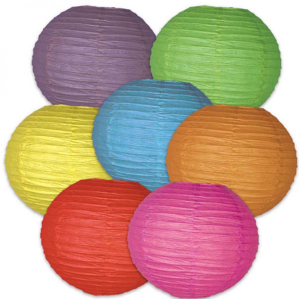 Carson Dellosa Education Schoolgirl Style™ Colorful Lanterns Dimensional Accent, Set of 7