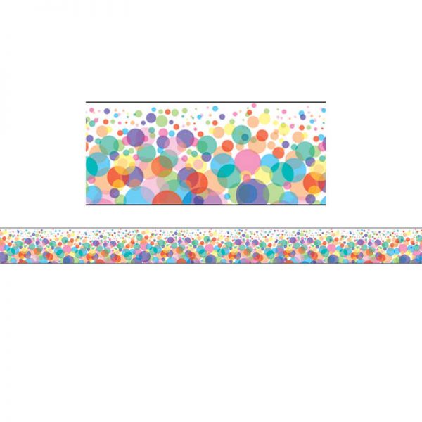 Carson Dellosa Education Bubbles Straight Border, 36'