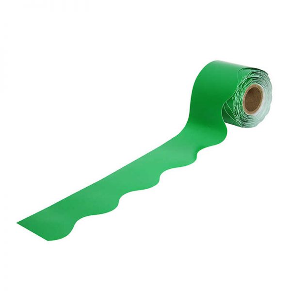 Carson Dellosa Education Green Rolled Scalloped Border, 36'