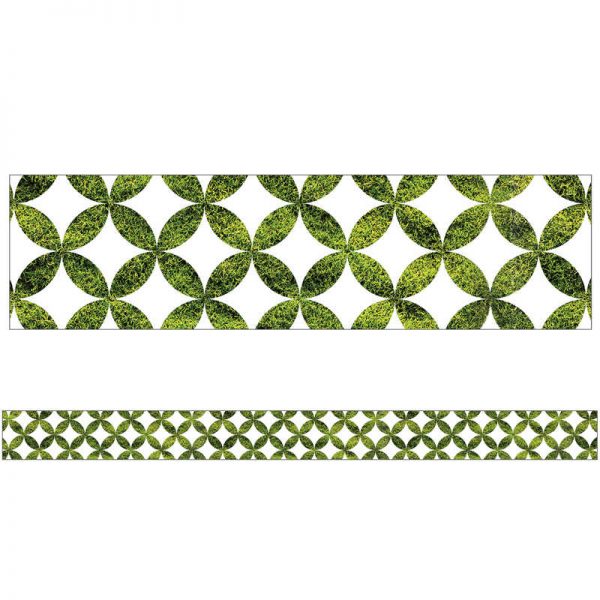 Schoolgirl Style™ Woodland Whimsy Moss Lattice Straight Border, 36'