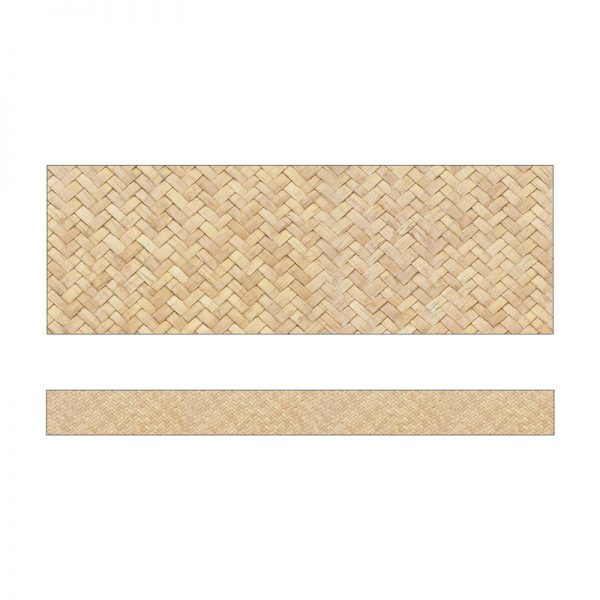 Schoolgirl Style™ Simply Boho Wicker Straight Borders, 36 Feet