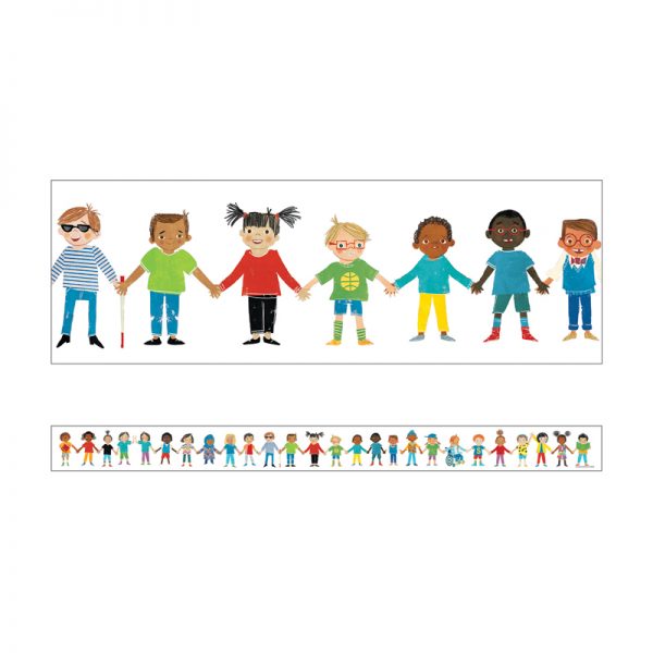 Carson Dellosa Education All Are Welcome Kids Straight Borders, 36 Feet