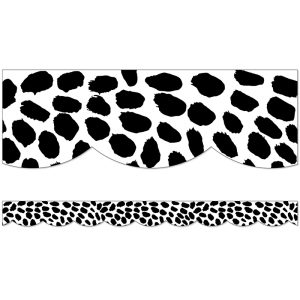 Schoolgirl Style™ Simply Safari Dot Scalloped Border, 39 Feet