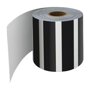 Carson Dellosa Education Black and White Vertical Stripes Rolled Straight Border, 65 Feet