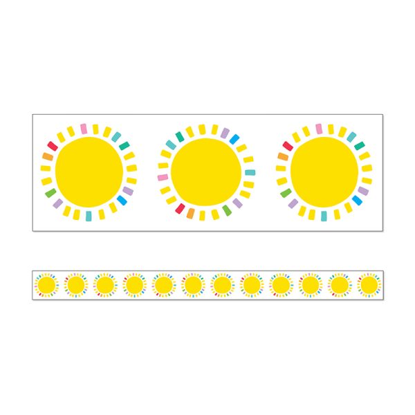 Carson Dellosa Education Sunshine Straight Border