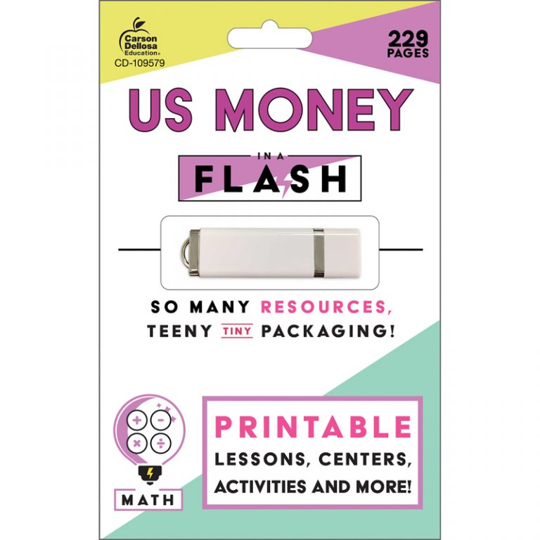 Carson Dellosa Education In a Flash: US Money