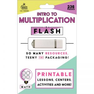 Carson Dellosa Education In a Flash: Intro to Multiplication
