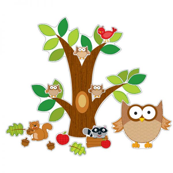 Carson Dellosa Education Owl Bulletin Board Set