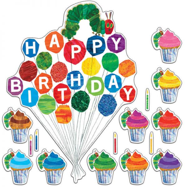 Carson Dellosa Education The Very Hungry Caterpillar™ Birthday Bulletin Board Set
